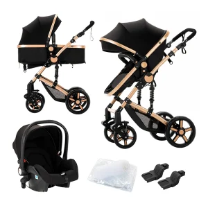 High-Quality Newborn 3-in-1 Lightweight Baby Stroller
