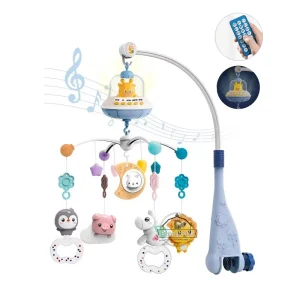 Musical Baby Crib Light, Music Mobile with Remote Control